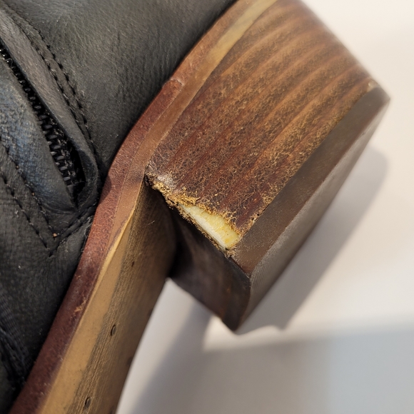 Sam Edelman Petty | Black Leather Ankle Booties - Picture 11 of 14